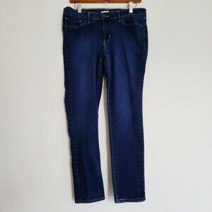 Levi's Women's 711 Skinny Jeans Size 31 Mid Rise Dark Wash Stretchy